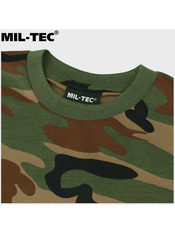 MIL-TEC KOSZULKA DZIECIĘCA T-SHIRT KIDS BAWEŁNA WOODLAND L