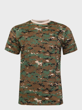 MIL-TEC KOSZULKA T-SHIRT BAWEŁNA DIGITAL WOODLAND L