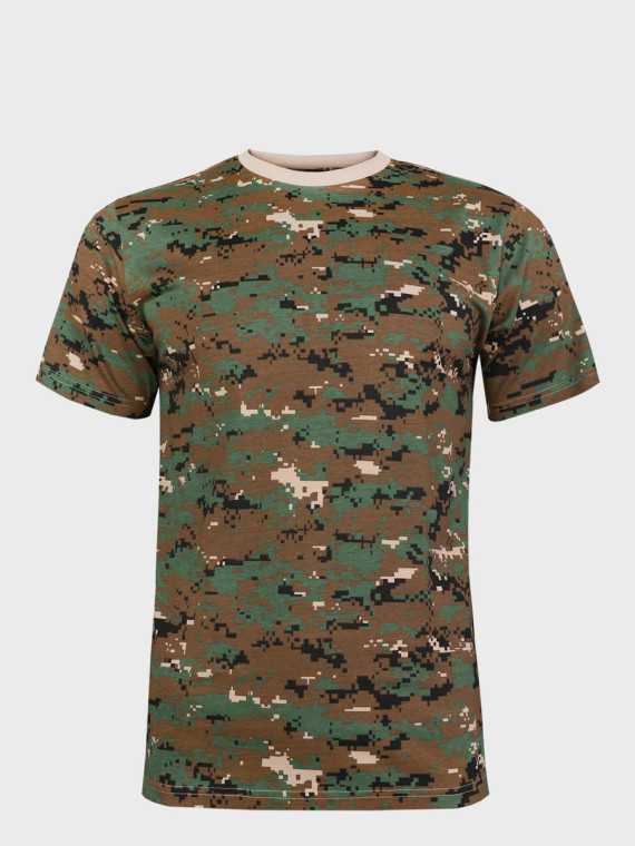 MIL-TEC KOSZULKA T-SHIRT BAWEŁNA DIGITAL WOODLAND L