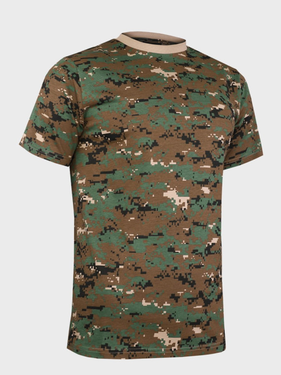 MIL-TEC KOSZULKA T-SHIRT BAWEŁNA DIGITAL WOODLAND L