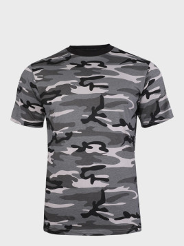 MIL-TEC KOSZULKA T-SHIRT BAWEŁNA DARK CAMO L