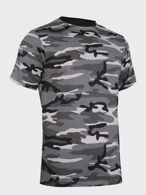 MIL-TEC KOSZULKA T-SHIRT BAWEŁNA DARK CAMO L