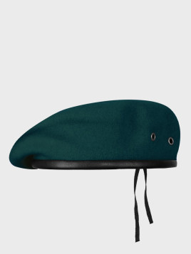 BB-TEX BERET WOJSKOWY WEŁNIANY TŁOCZONY ZIELONY 50