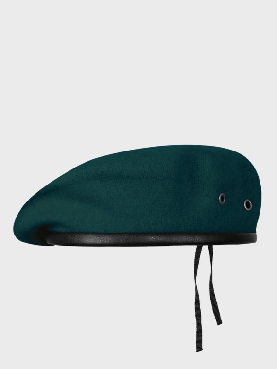 BB-TEX BERET WOJSKOWY WEŁNIANY TŁOCZONY ZIELONY 50