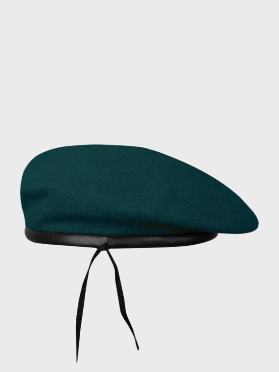 BB-TEX BERET WOJSKOWY WEŁNIANY TŁOCZONY ZIELONY 50