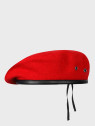 BB-TEX BERET WOJSKOWY WEŁNIANY TŁOCZONY CZERWONY 54