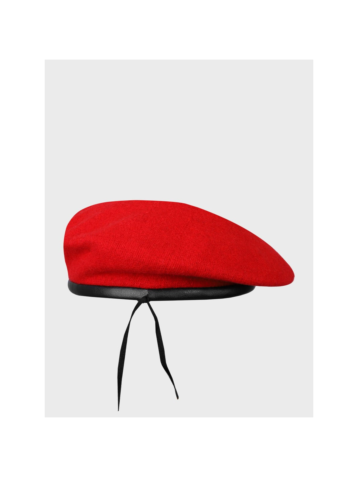 BB-TEX BERET WOJSKOWY WEŁNIANY TŁOCZONY CZERWONY 54