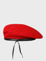 BB-TEX BERET WOJSKOWY WEŁNIANY TŁOCZONY CZERWONY 54