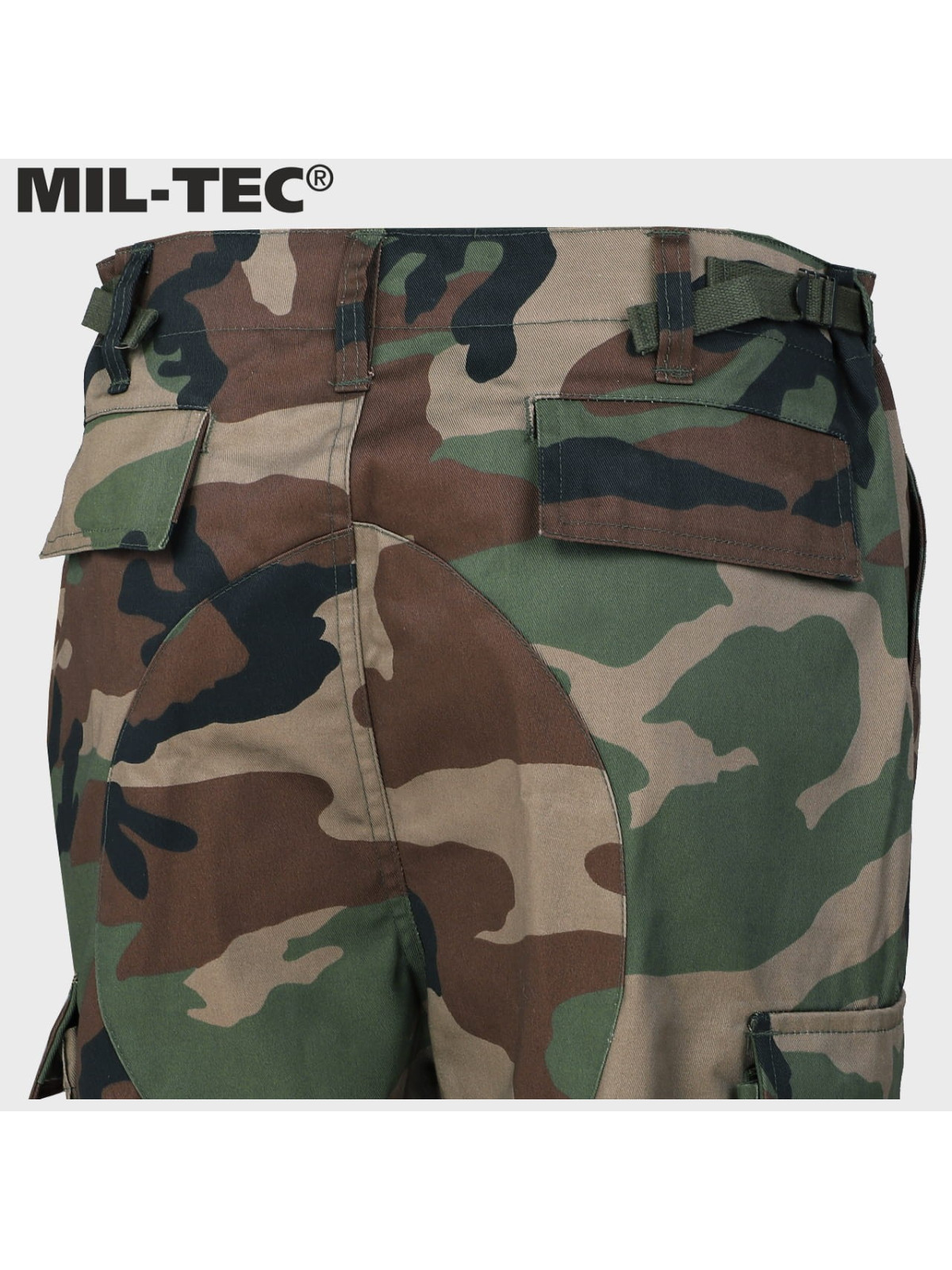 MIL-TEC SPODNIE BOJÓWKI DZIECIĘCE BDU T/C WOODLAND L