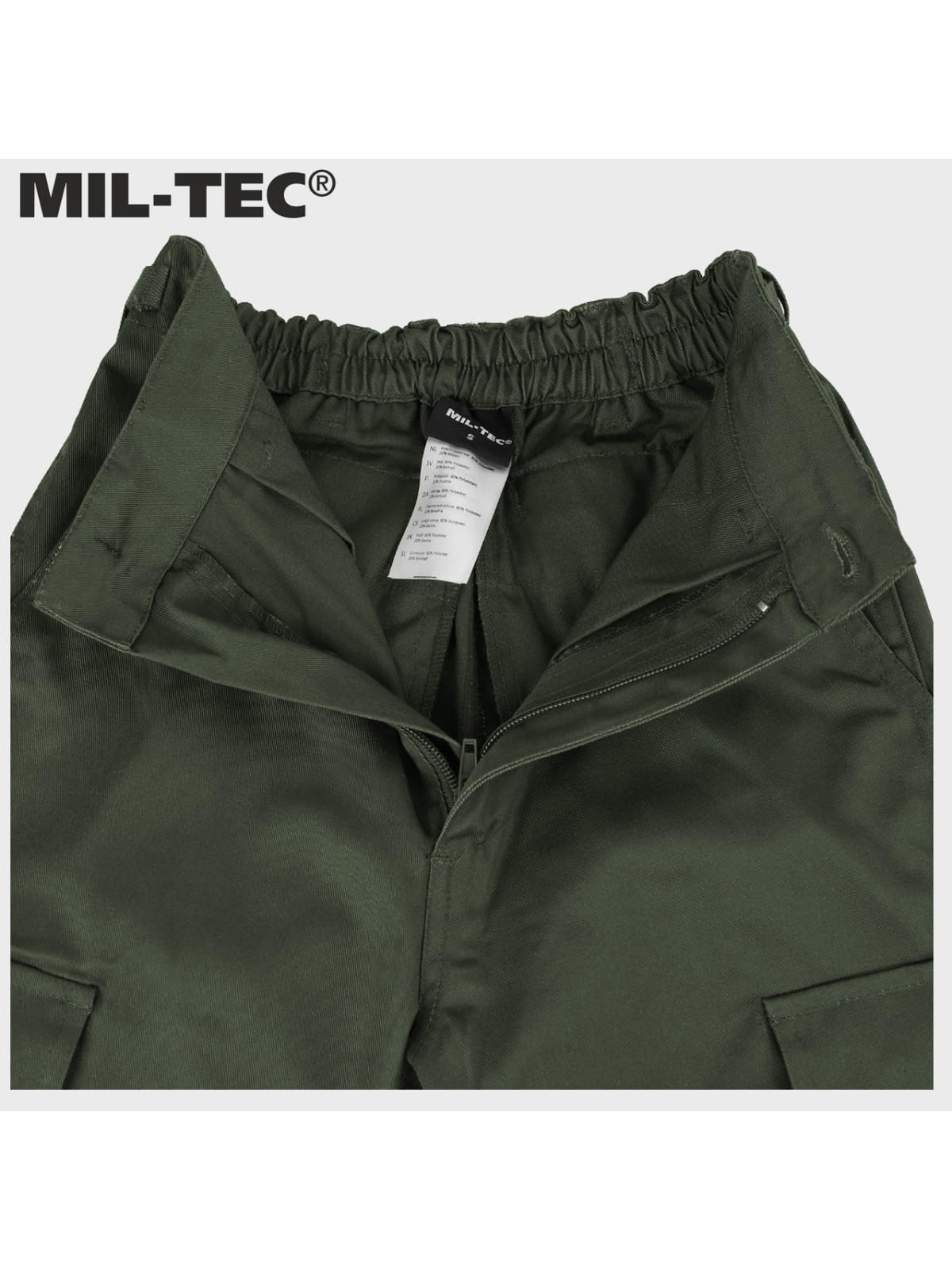 MIL-TEC SPODNIE BOJÓWKI DZIECIĘCE BDU T/C OLIWKOWE 3XL