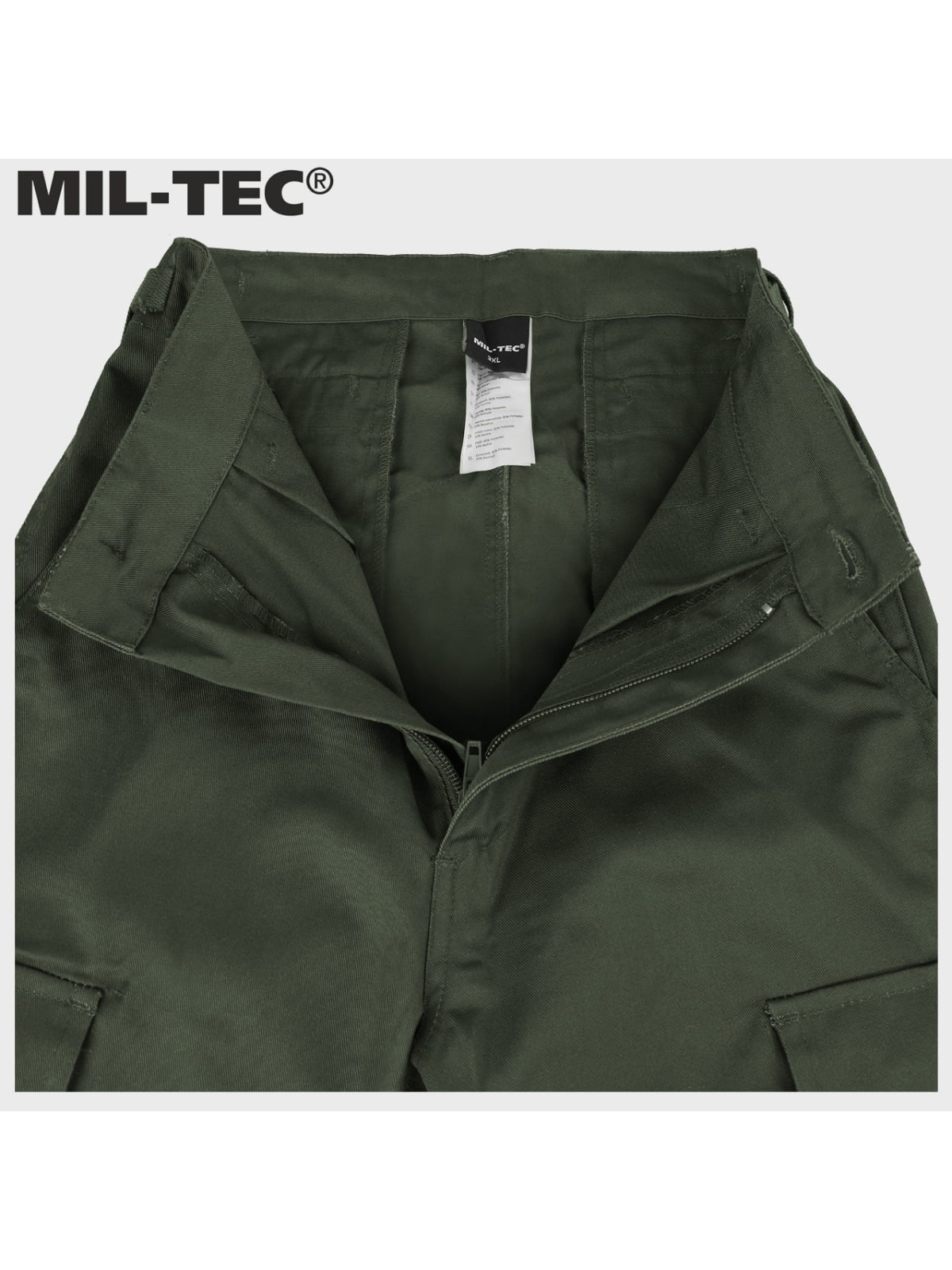 MIL-TEC SPODNIE BOJÓWKI DZIECIĘCE BDU T/C OLIWKOWE 3XL
