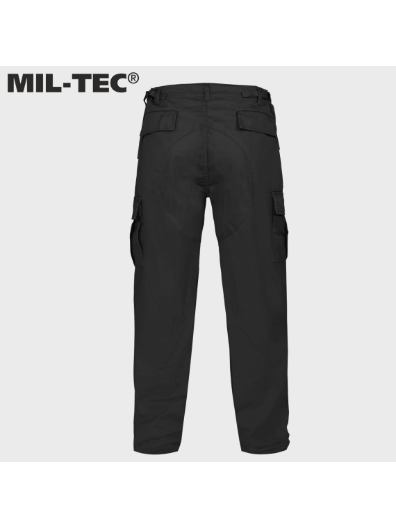 MIL-TEC SPODNIE BOJÓWKI DZIECIĘCE BDU T/C CZARNE 3XL