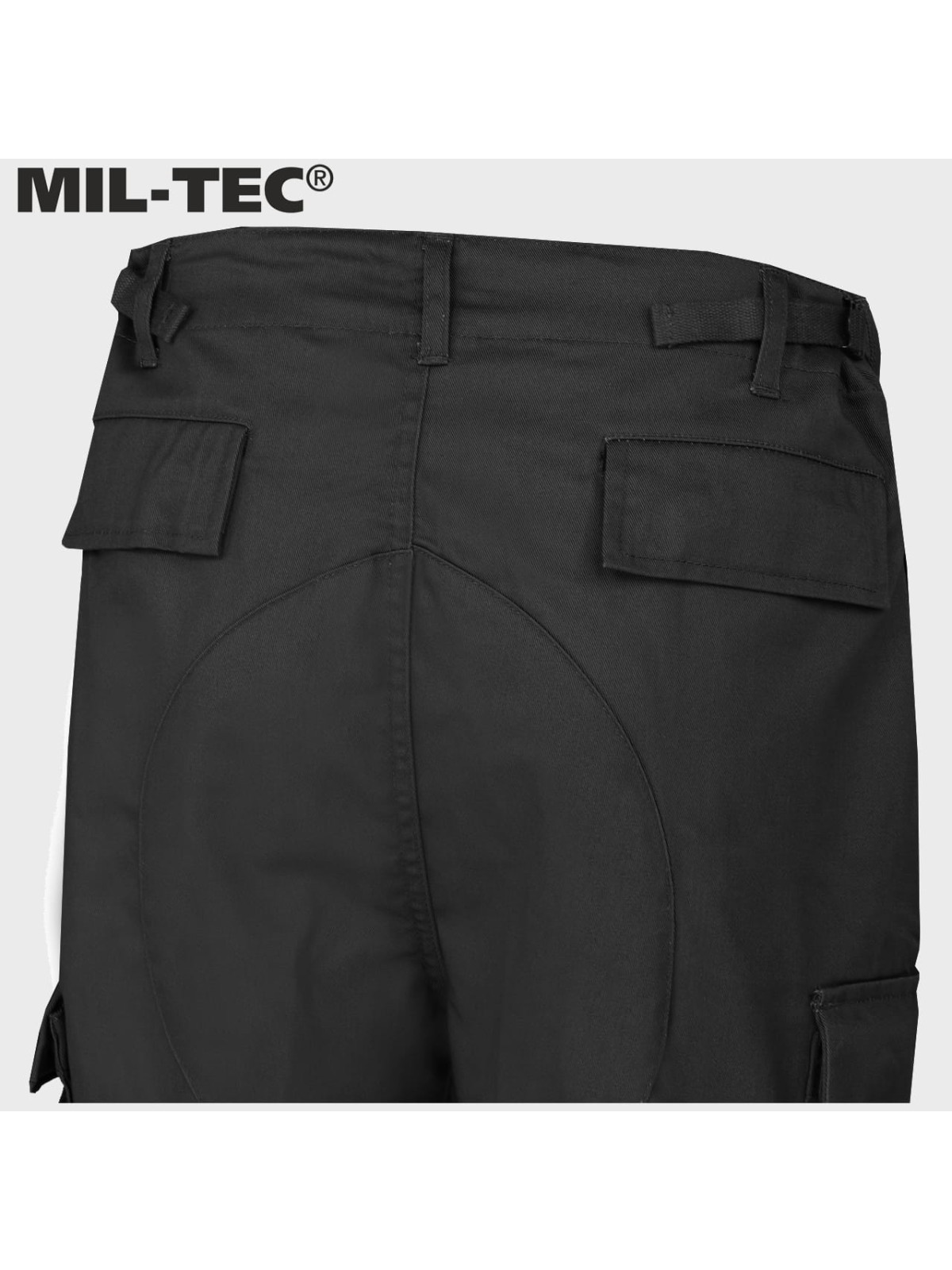 MIL-TEC SPODNIE BOJÓWKI DZIECIĘCE BDU T/C CZARNE 3XL