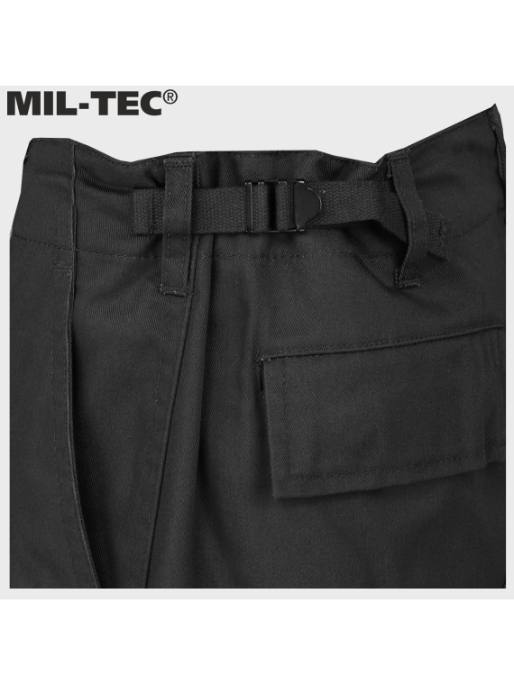 MIL-TEC SPODNIE BOJÓWKI DZIECIĘCE BDU T/C CZARNE 3XL