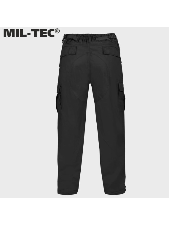 MIL-TEC SPODNIE BOJÓWKI DZIECIĘCE BDU T/C CZARNE 3XL