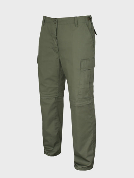 MIL-TEC SPODNIE TREKINGOWE 2W1 BDU ZIP OFF OLIWKOWE L