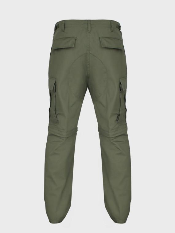 MIL-TEC SPODNIE TREKINGOWE 2W1 BDU ZIP OFF OLIWKOWE L