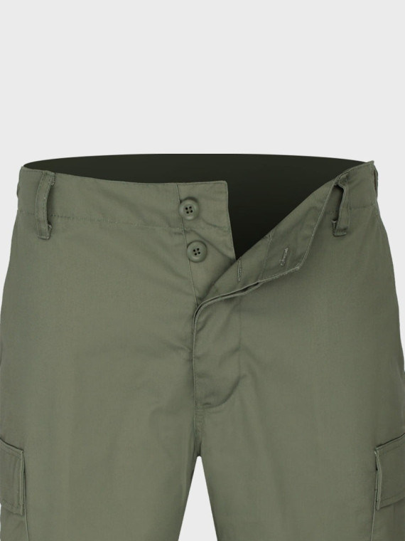 MIL-TEC SPODNIE TREKINGOWE 2W1 BDU ZIP OFF OLIWKOWE L