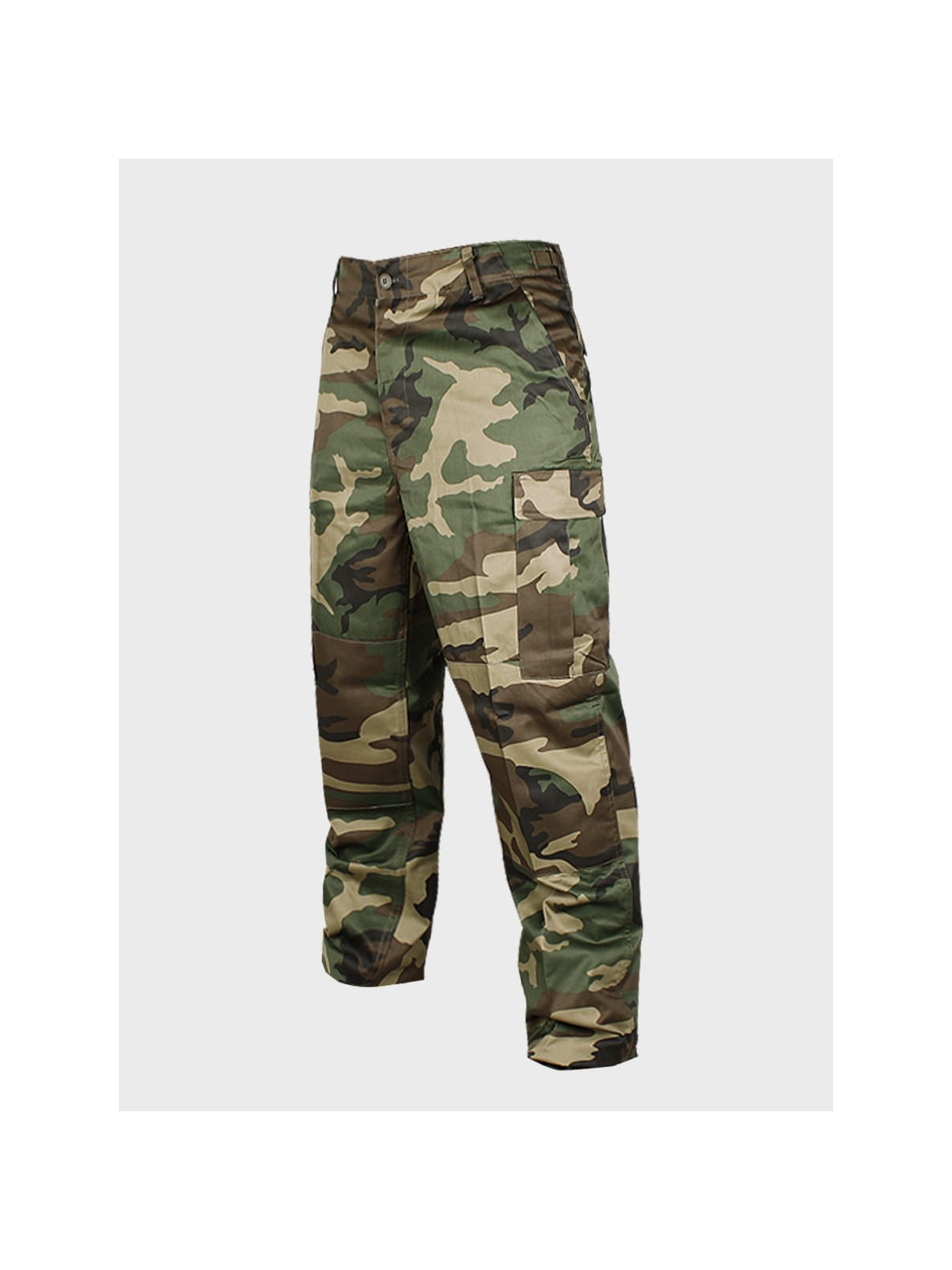 MIL-TEC SPODNIE WOJSKOWE M65 BDU T/C WOODLAND 3XL