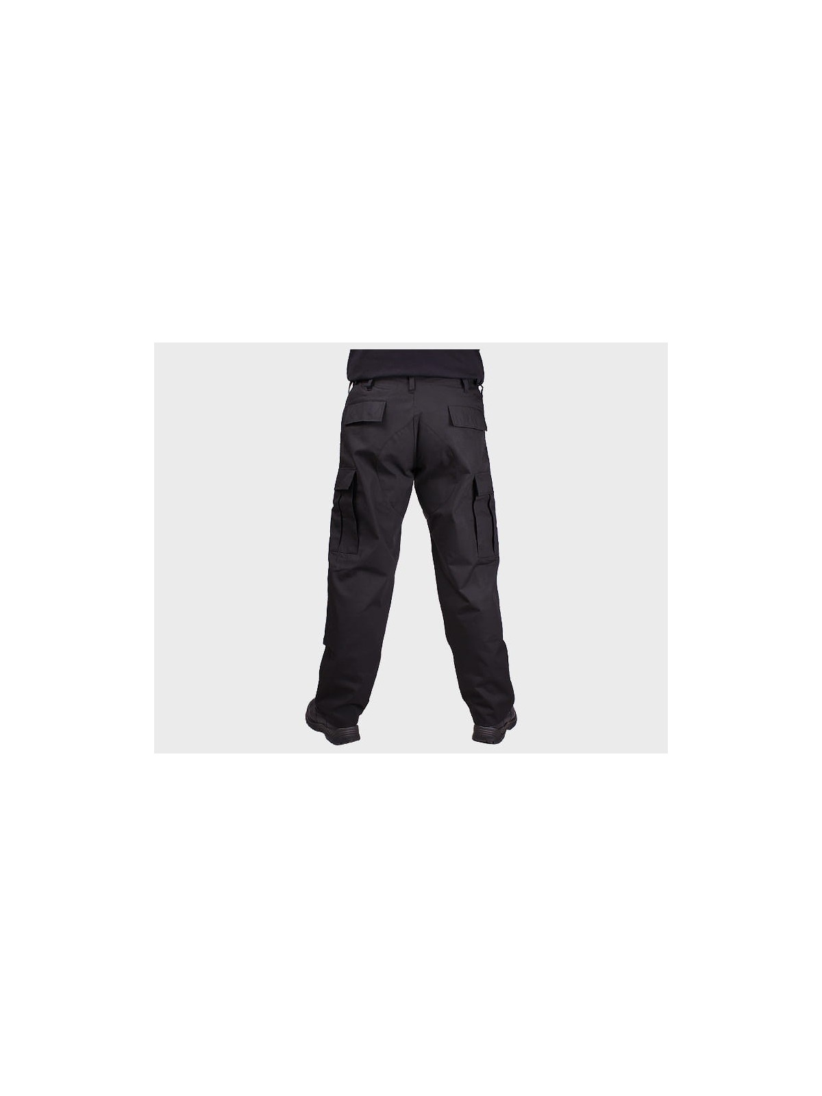 MIL-TEC SPODNIE WOJSKOWE BDU FELDHOSE RIP-STOP CZARNE L