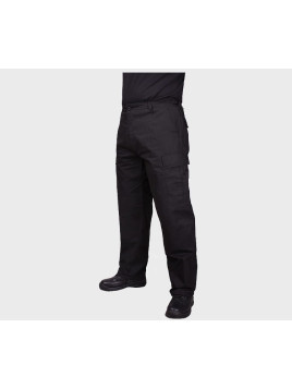 MIL-TEC SPODNIE WOJSKOWE BDU FELDHOSE RIP-STOP CZARNE L