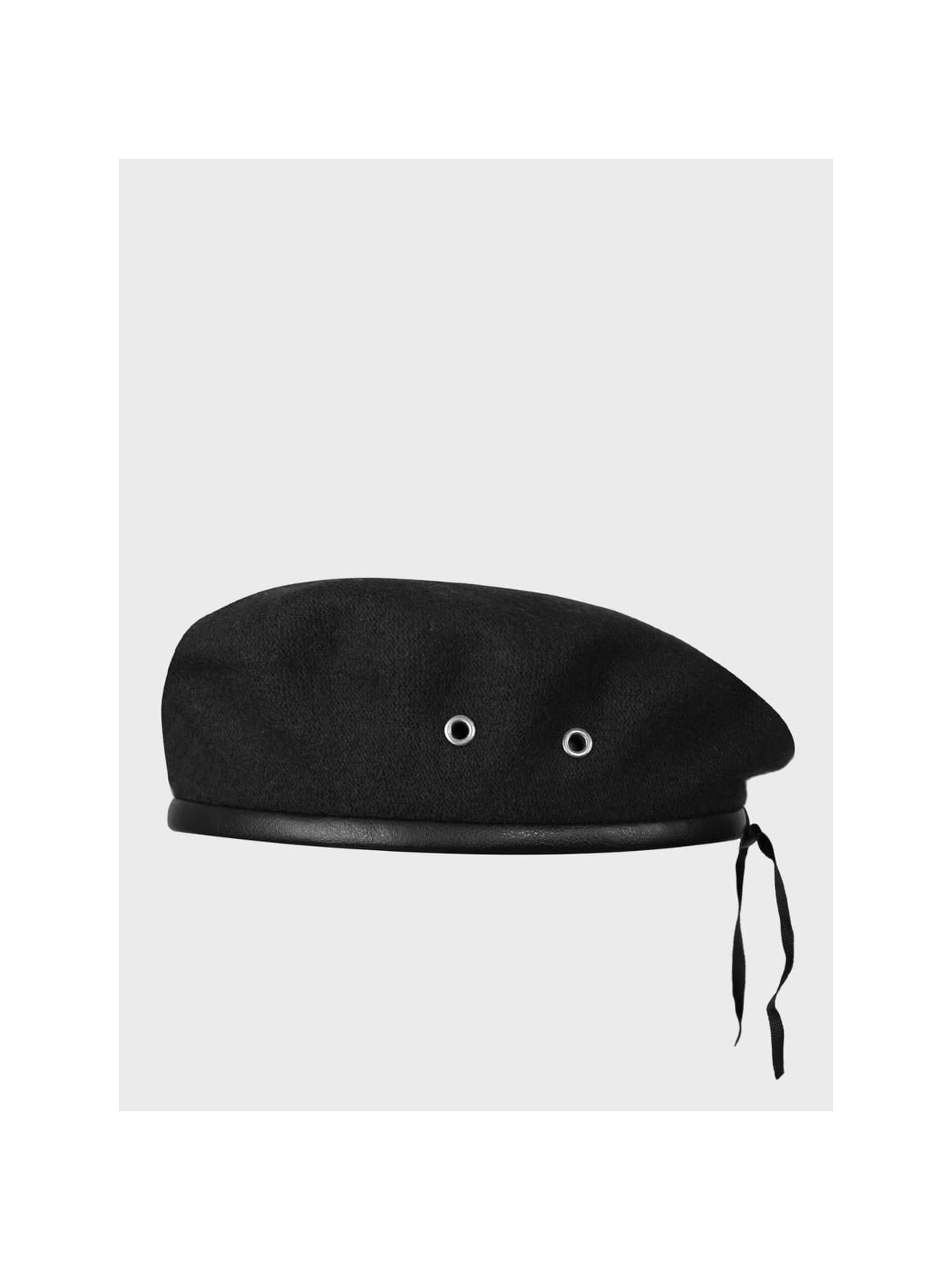 BB-TEX BERET WOJSKOWY WEŁNIANY TŁOCZONY CZARNY 54