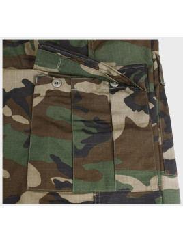 MIL-TEC SPODNIE WOJSKOWE BDU FELDHOSE RIP-STOP WOODLAND XXL