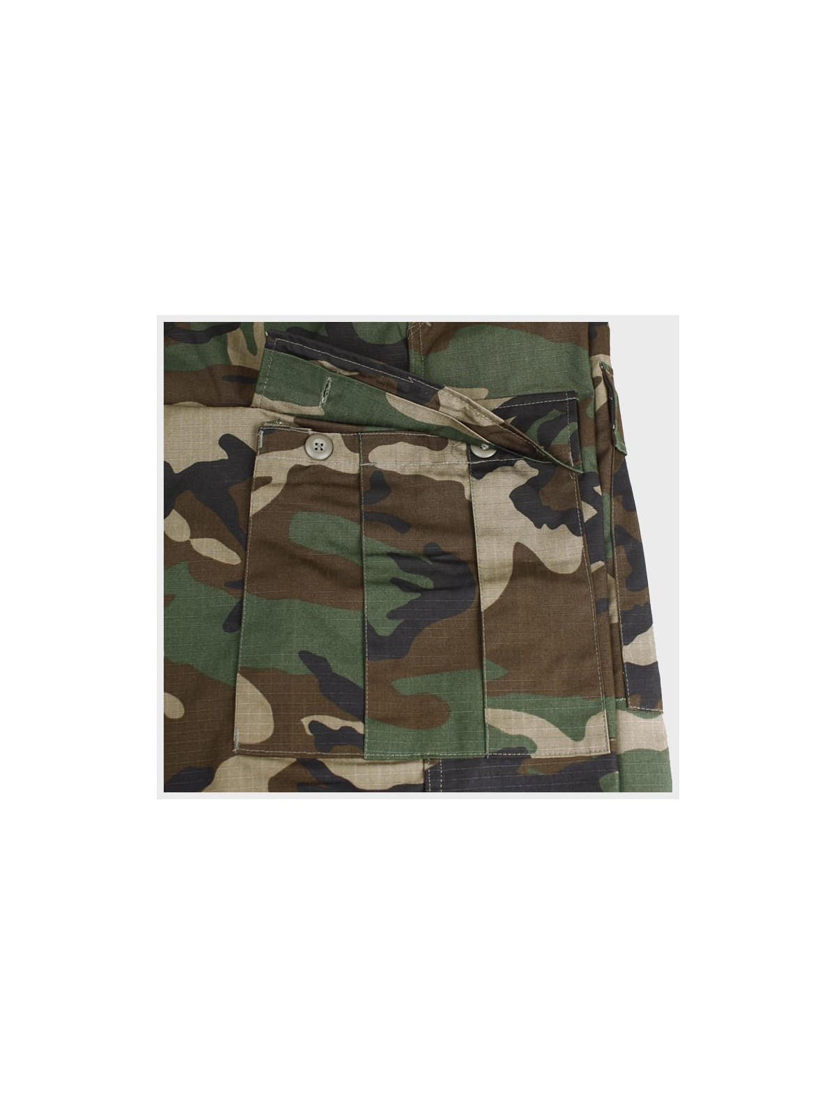 MIL-TEC SPODNIE WOJSKOWE BDU FELDHOSE RIP-STOP WOODLAND XXL