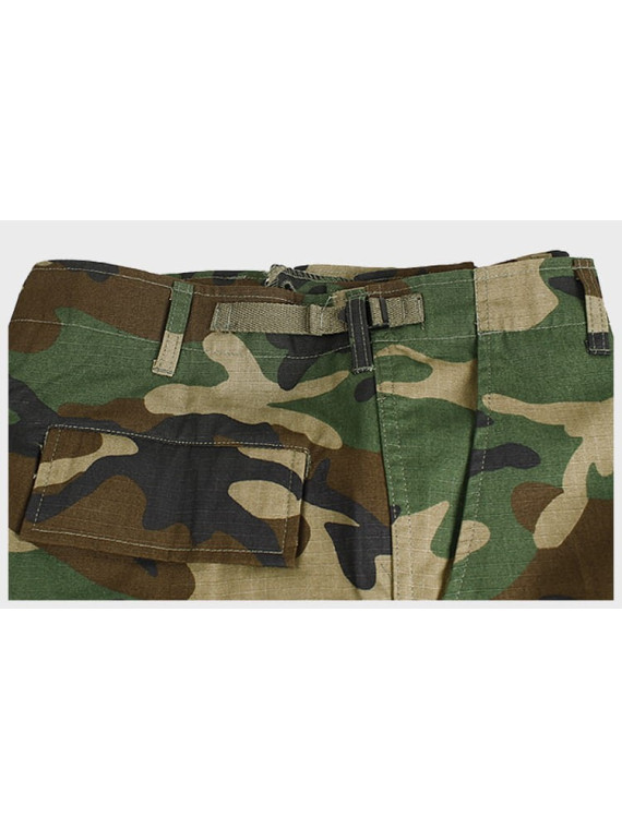 MIL-TEC SPODNIE WOJSKOWE BDU FELDHOSE RIP-STOP WOODLAND XXL