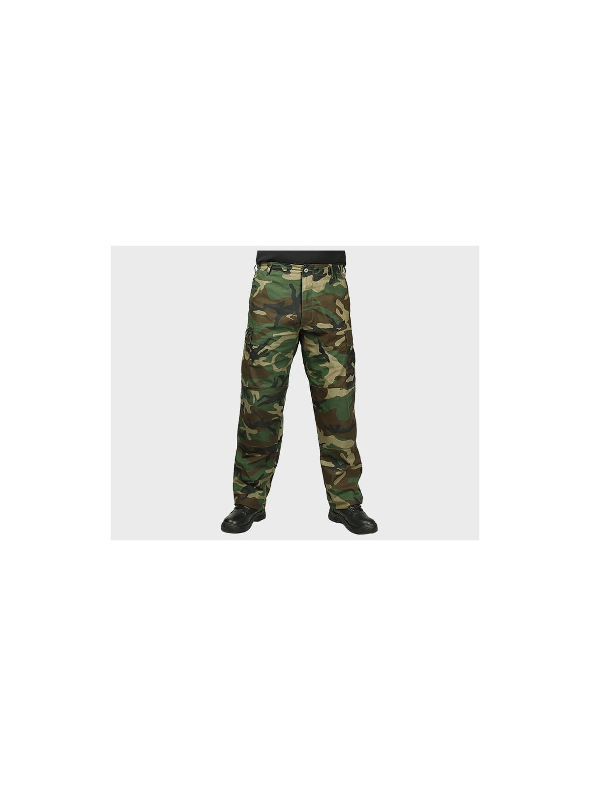 MIL-TEC SPODNIE WOJSKOWE BDU FELDHOSE RIP-STOP WOODLAND XXL