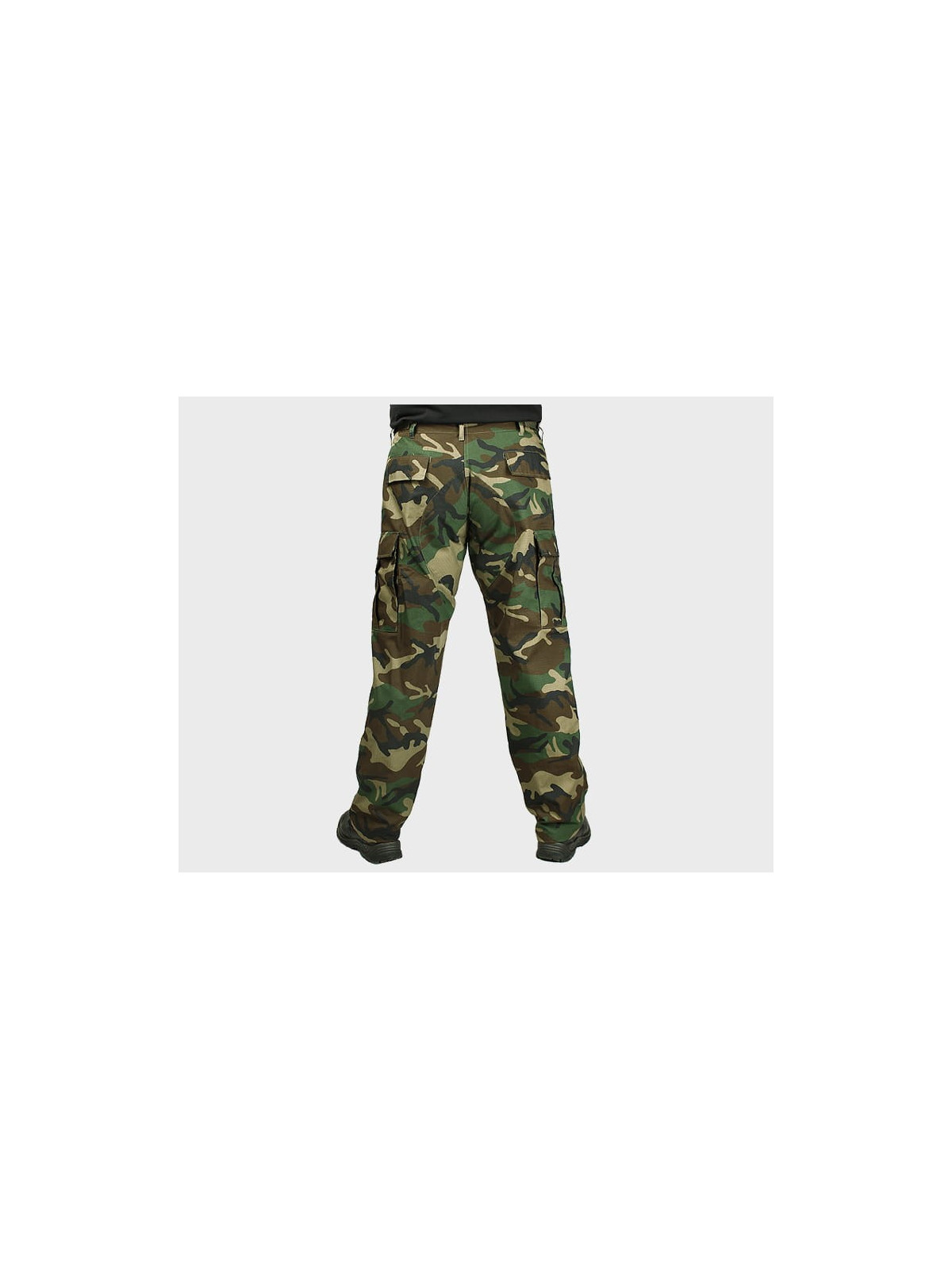 MIL-TEC SPODNIE WOJSKOWE BDU FELDHOSE RIP-STOP WOODLAND XXL