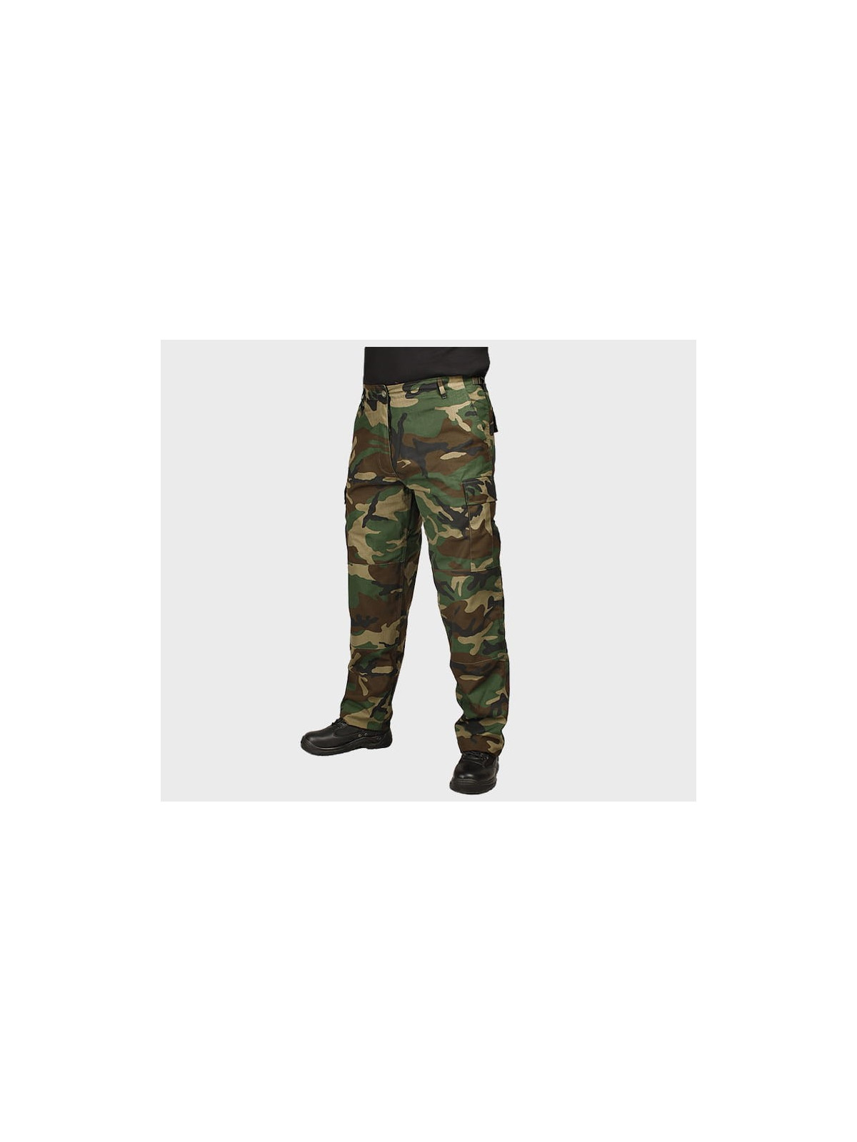 MIL-TEC SPODNIE WOJSKOWE BDU FELDHOSE RIP-STOP WOODLAND XXL