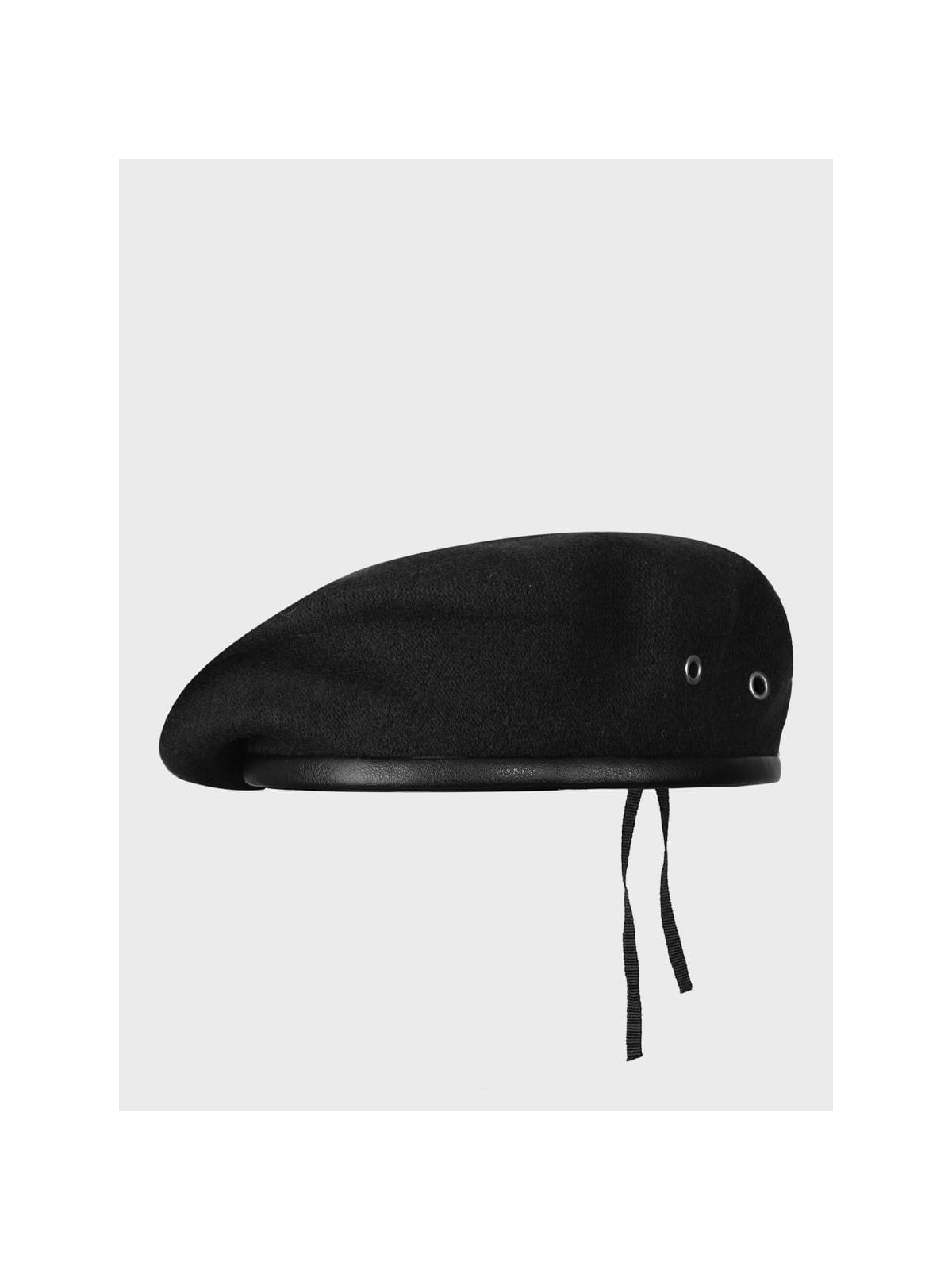 BB-TEX BERET WOJSKOWY WEŁNIANY TŁOCZONY CZARNY 54