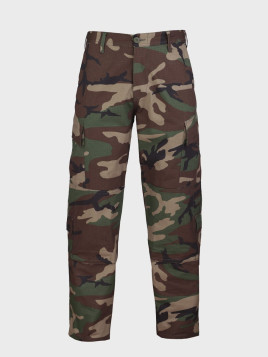 MIL-TEC SPODNIE WOJSKOWE ACU RIP-STOP WOODLAND XXL