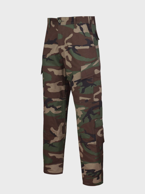 MIL-TEC SPODNIE WOJSKOWE ACU RIP-STOP WOODLAND XXL