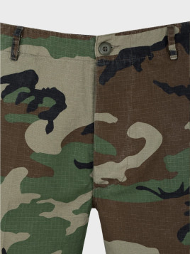 MIL-TEC Spodenki wojskowe bojówki bermudy BDU RIP-STOP Woodland XXL