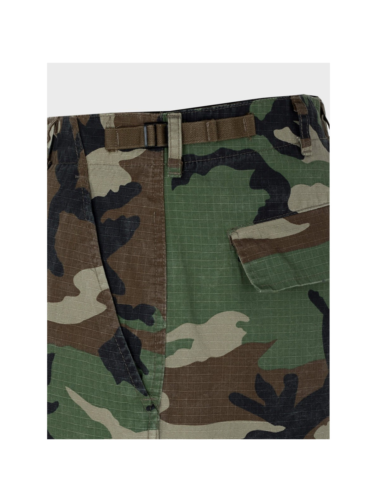 MIL-TEC Spodenki wojskowe bojówki bermudy BDU RIP-STOP Woodland XXL
