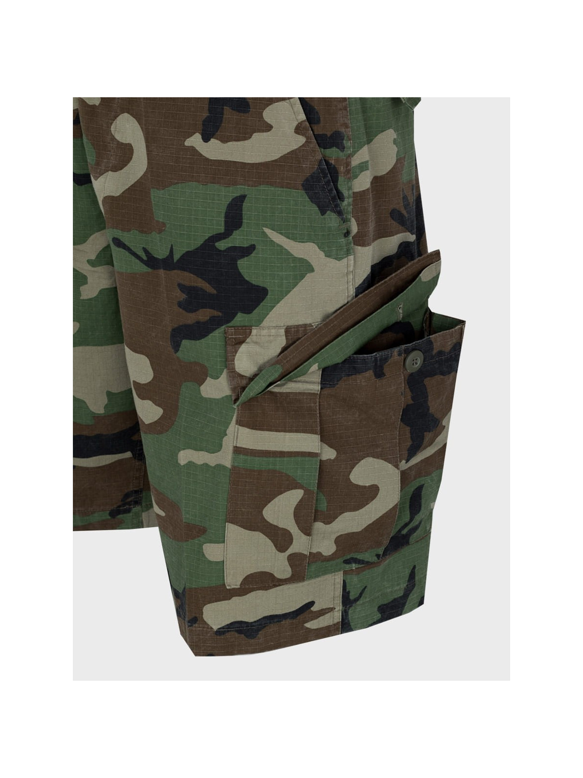 MIL-TEC Spodenki wojskowe bojówki bermudy BDU RIP-STOP Woodland XXL