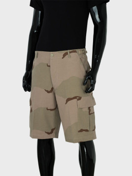MIL-TEC Spodenki wojskowe bojówki bermudy BDU RIP-STOP DESERT XXL