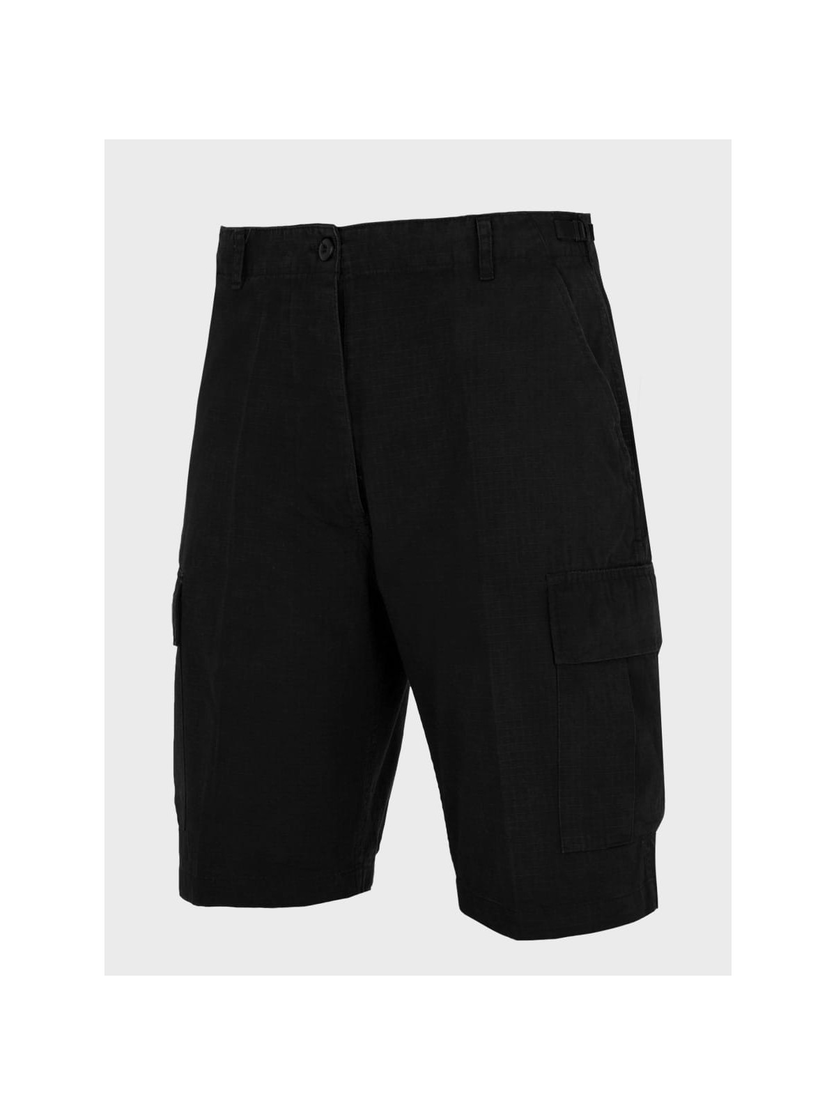 MIL-TEC Spodenki wojskowe bojówki bermudy BDU RIP-STOP czarne XXL