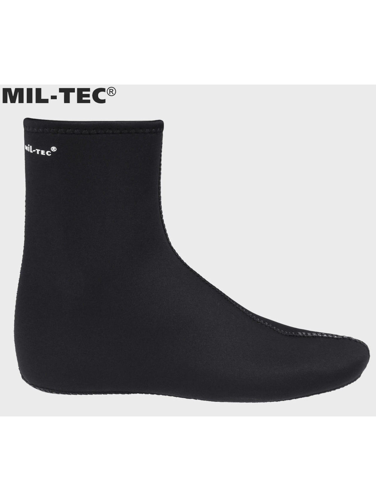 MIL-TEC SKARPETY NEOPRENOWE 3MM KRÓTKIE CZARNE XXL