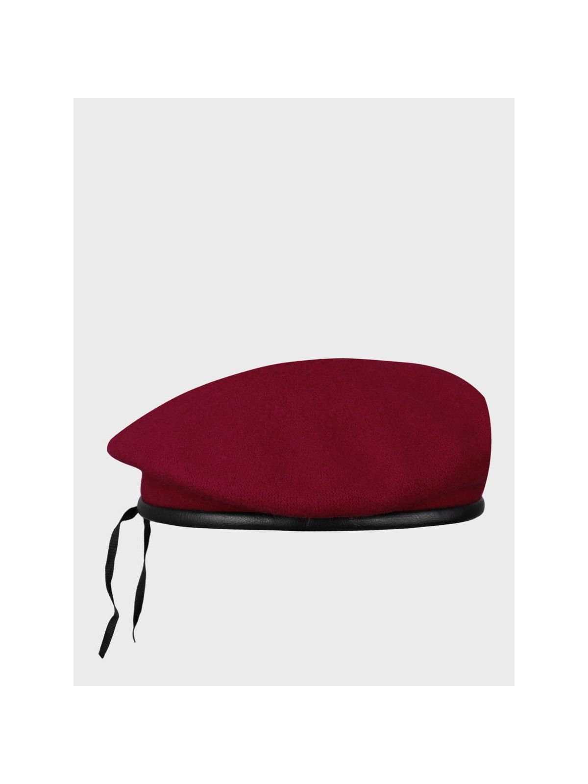 BB-TEX BERET WOJSKOWY WEŁNIANY TŁOCZONY BORDOWY 51