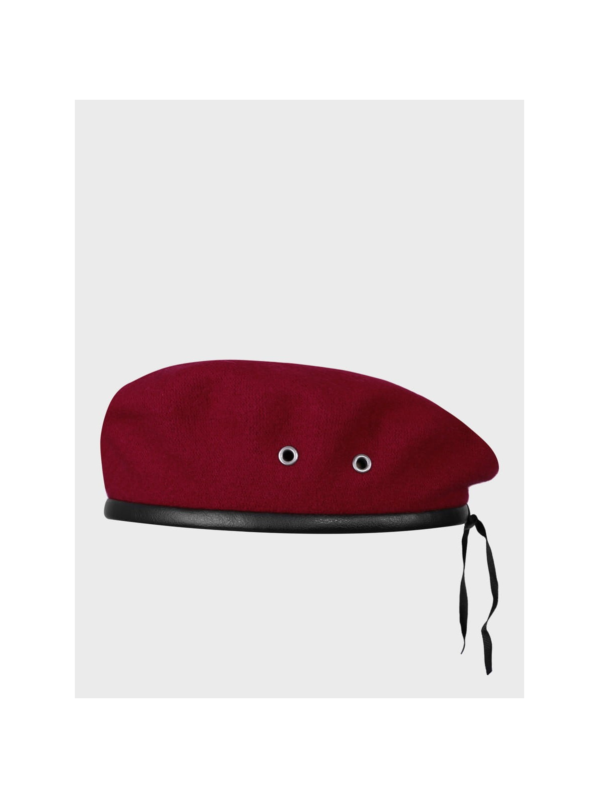 BB-TEX BERET WOJSKOWY WEŁNIANY TŁOCZONY BORDOWY 51