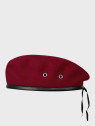 BB-TEX BERET WOJSKOWY WEŁNIANY TŁOCZONY BORDOWY 51