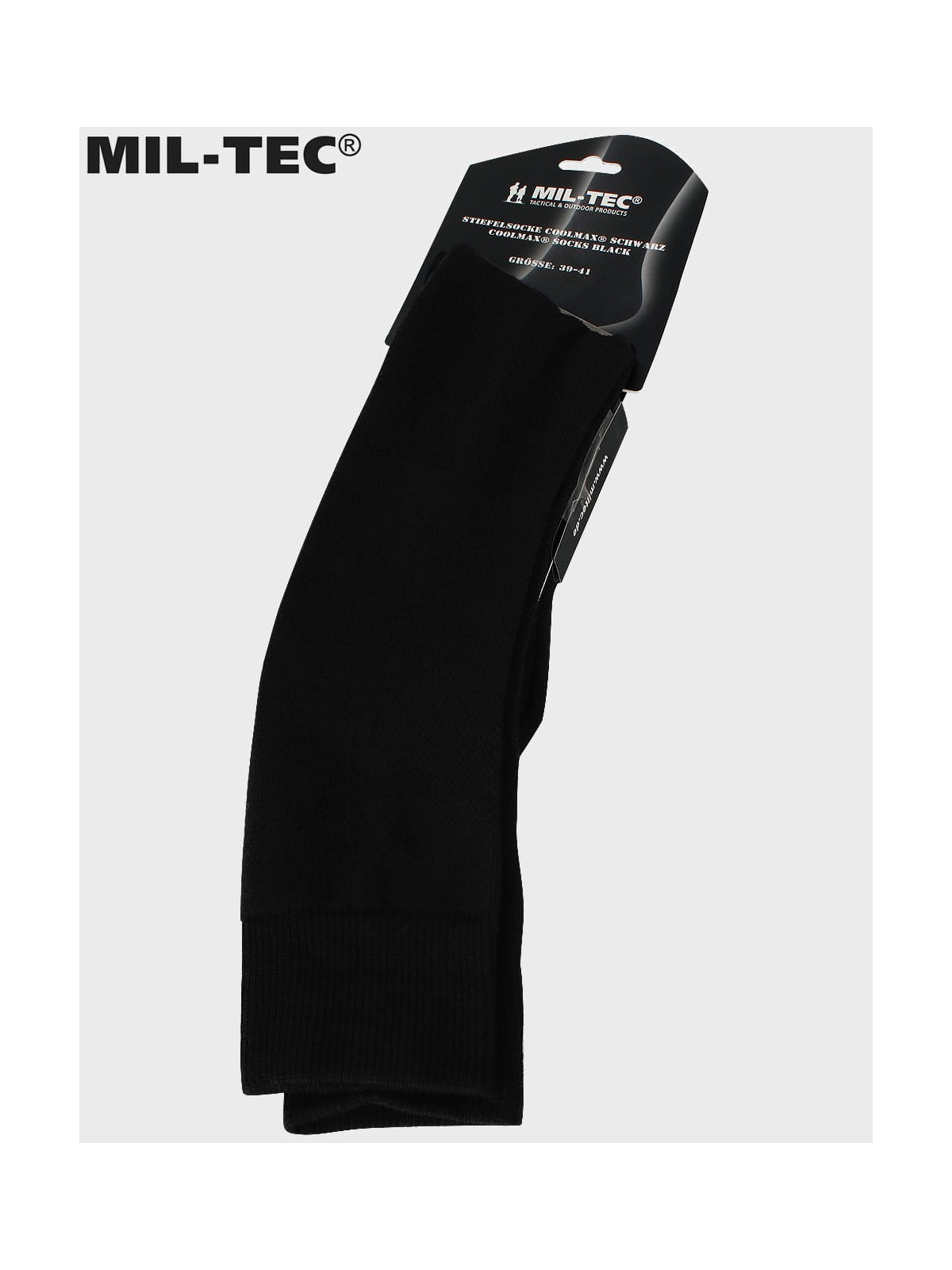 MIL-TEC SKARPETY TERMOAKTYWNE COOLMAX DŁUGIE CZARNE 46-48