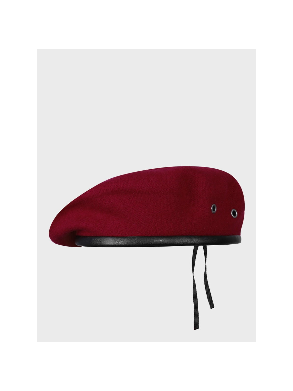 BB-TEX BERET WOJSKOWY WEŁNIANY TŁOCZONY BORDOWY 51