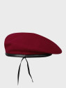 BB-TEX BERET WOJSKOWY WEŁNIANY TŁOCZONY BORDOWY 51