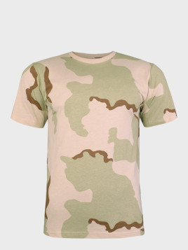 MIL-TEC KOSZULKA T-SHIRT BAWEŁNA 3 DESERT L