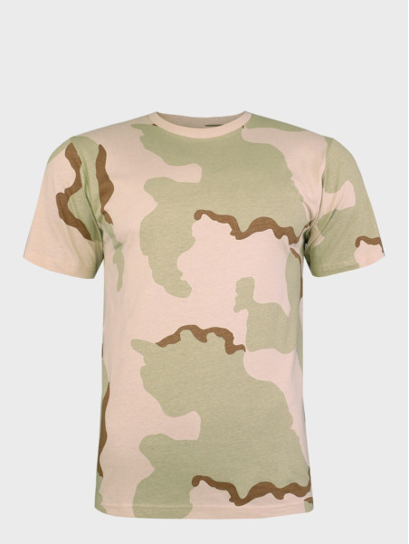 MIL-TEC KOSZULKA T-SHIRT BAWEŁNA 3 DESERT L