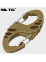 MIL-TEC KARABINKI POMOCNICZE S-HOOK 10 SZT. COYOTE
